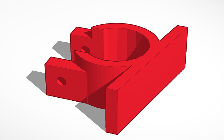 3D design handlebar_mount | Tinkercad