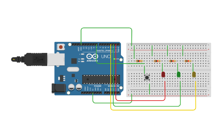 Circuit design Copy of Arduino Starter | Tinkercad