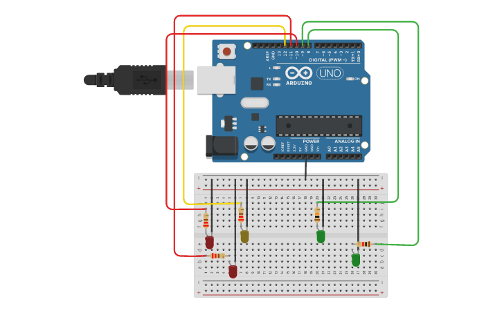 Circuit design arduíno | Tinkercad