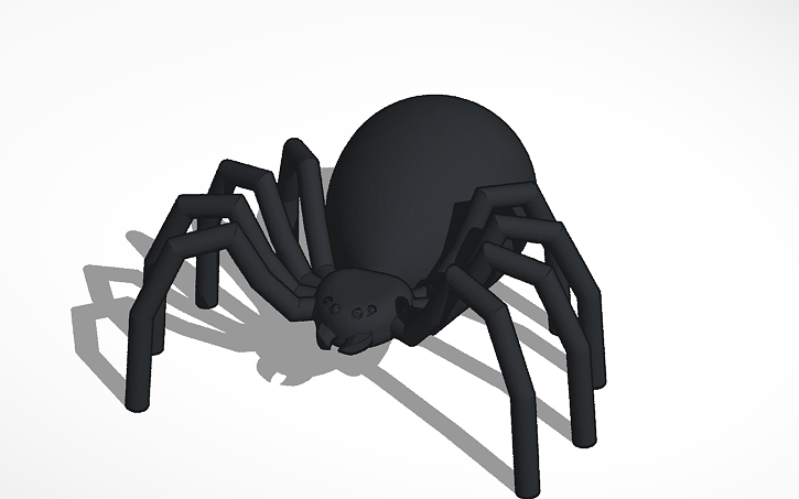 3d Design The Spider Tinkercad 