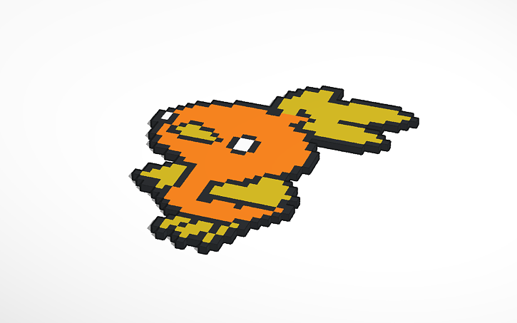 3D design Torchic - Tinkercad