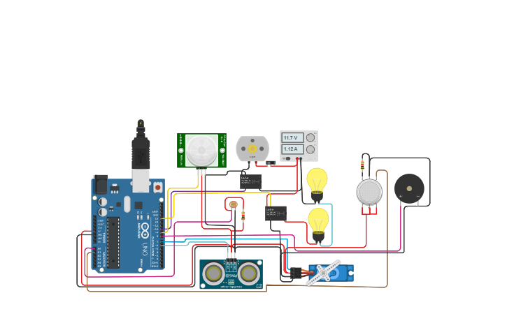 Circuit design IOT - Tinkercad