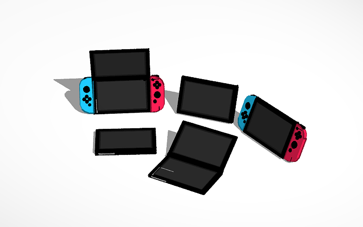 Nintendo Switch DS Concept (Nintendo Switch Tinkercad