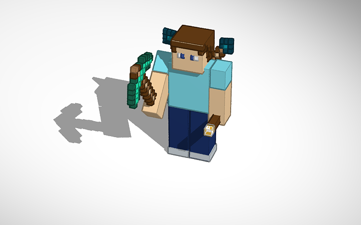 3D design Minecraft Steve | Tinkercad