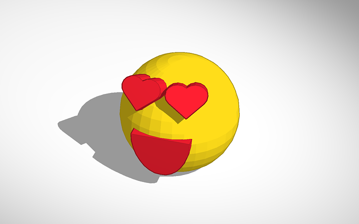 3D design projeto final - emoji | Tinkercad