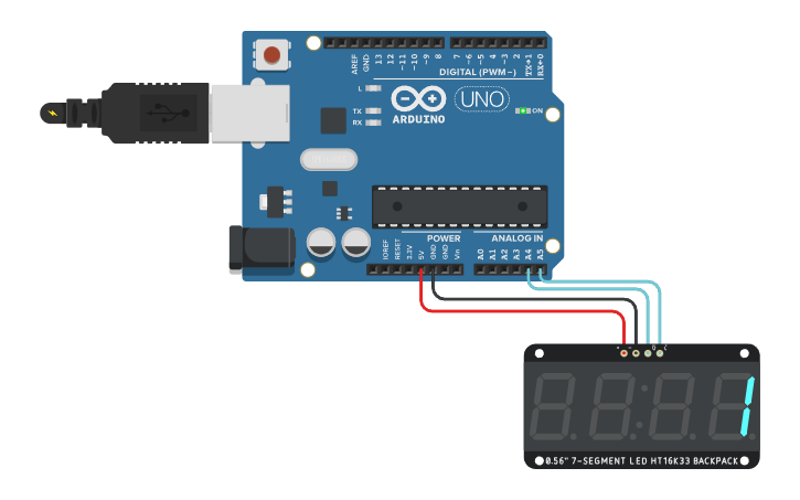 Contador Arduino Circuit design Contador con arduino del 0-99 - Tinkercad