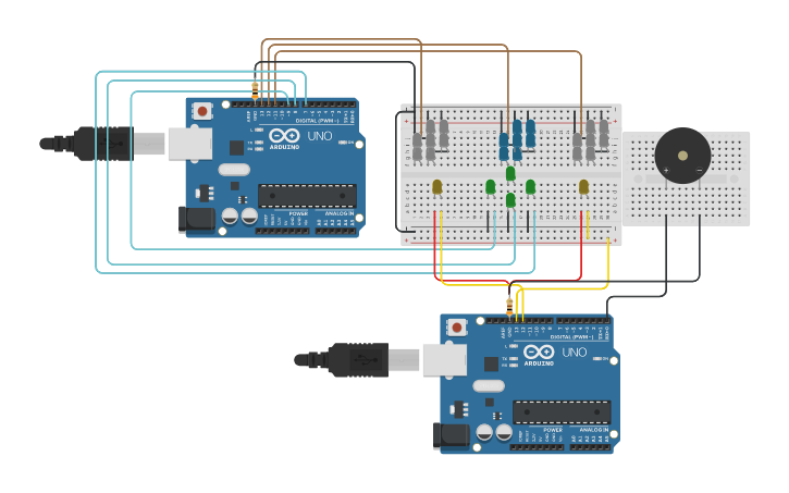 Circuit design Música - Noche de paz - Tinkercad