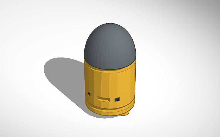 3D design Bullet Kin - Enter the gungeon - Tinkercad
