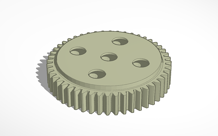 3D design FG 1.5Mod 48T Spur gear | Tinkercad