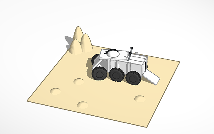 3D design Mars rover | Tinkercad
