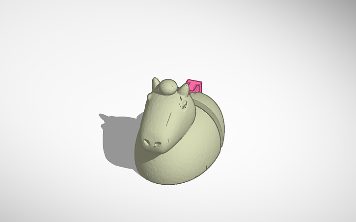 3D design Articulated Capybara - Tinkercad