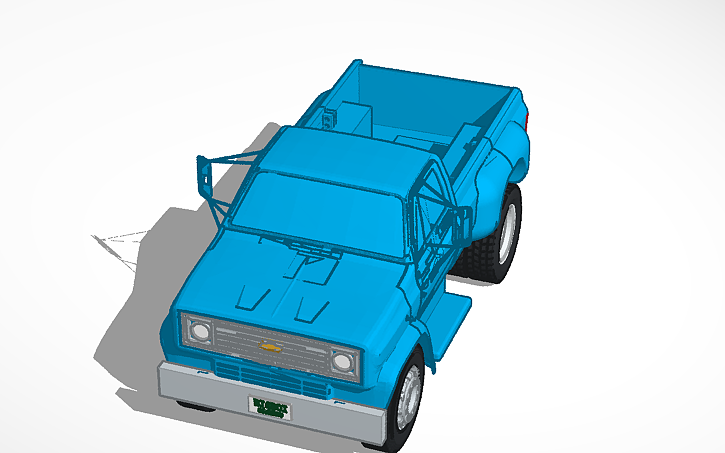 3D design 1984 Chevy C70 Custom Pickup Truck - Tinkercad