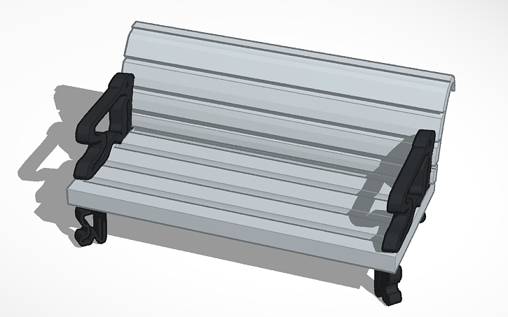 3D design Park Bench | Tinkercad