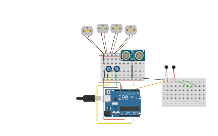Circuit design arduino sensores | Tinkercad