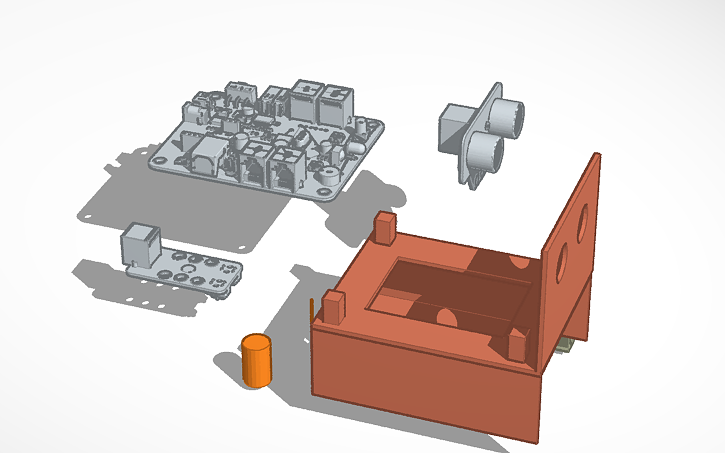 3D design Robot mbot - Tinkercad