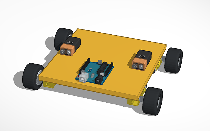 3D design robot movil | Tinkercad