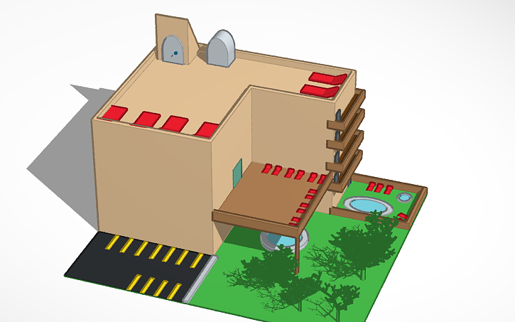 3D design Building ;) - Tinkercad