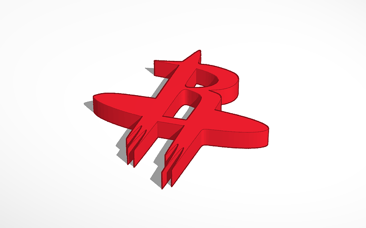 Rockets Logo Tinkercad
