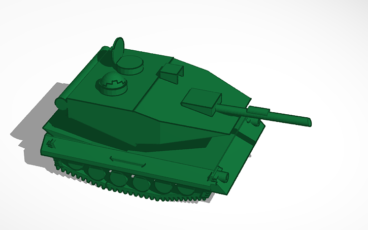 Army Tank Tinkercad