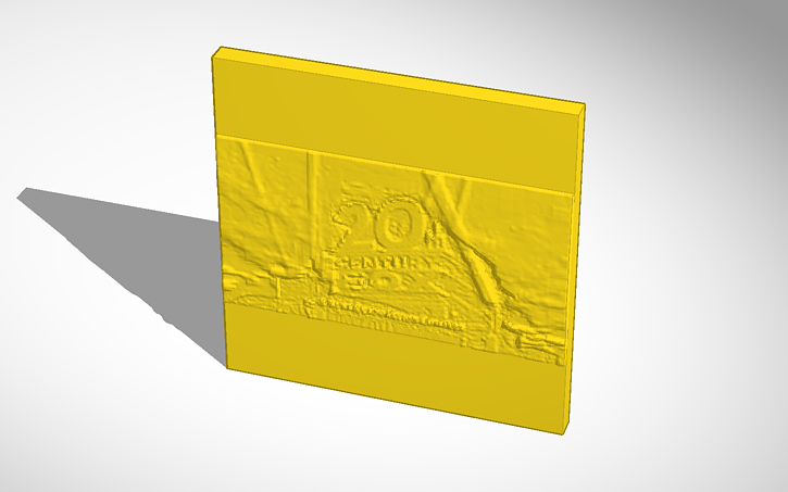 20th Century Fox Logo 3d Printed news word