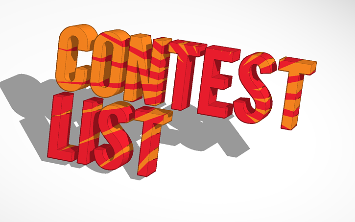 Contests List 3D design Contest List! Post links to contests here! Looking for a ...