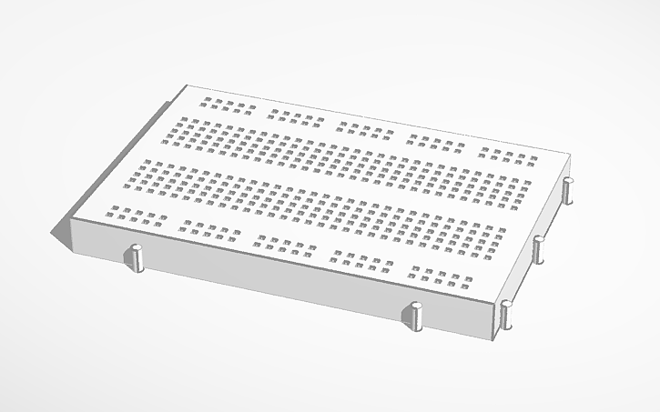 3D design Protoboard - Small - Tinkercad