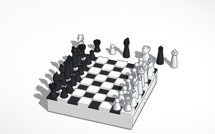 3D Chess Masterclass: TinkerCAD Walk-Through Video by 3D-PT