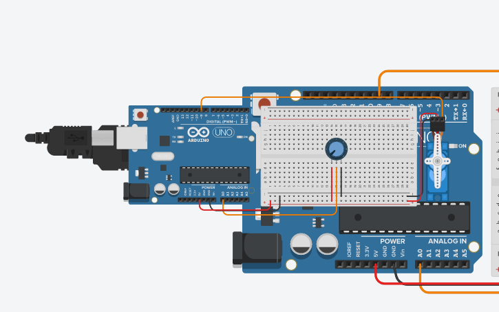 Circuit design EET Peta 2.5 | Tinkercad