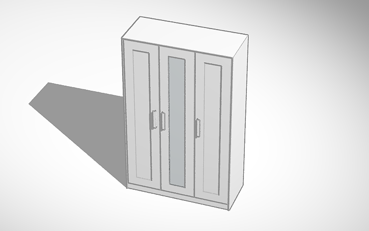 Ikea Brimnes Wardrobe Tinkercad