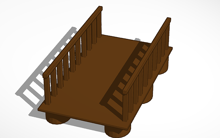 3D design Ship dock - Tinkercad