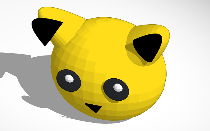 3D design Derpy Pikachu | Tinkercad