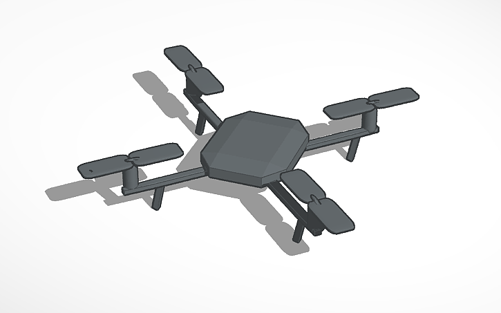 3D design DRONE - Tinkercad