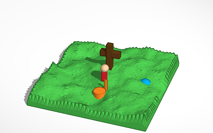 3D design jesus died on the cross | Tinkercad