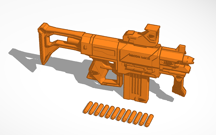 Nerf Gun Is Working Tinkercad