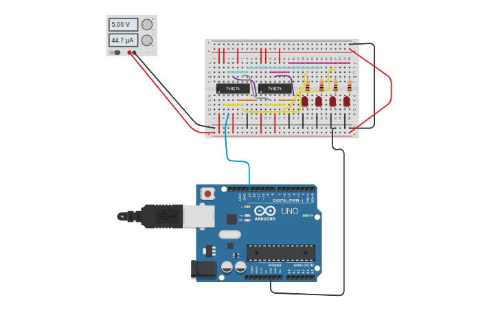 Circuit design Prob 1 Lab | Tinkercad