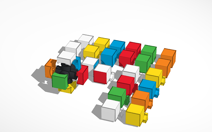 Rubik S Cube 3x3x3 Tinkercad