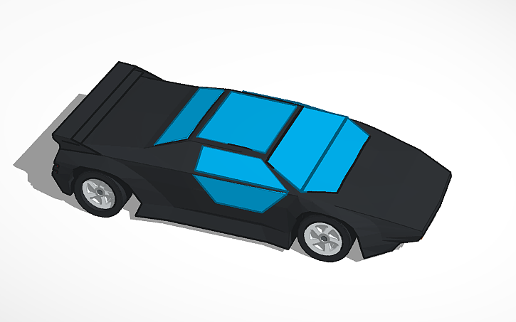 3D design 1992 Vector W8 - Tinkercad