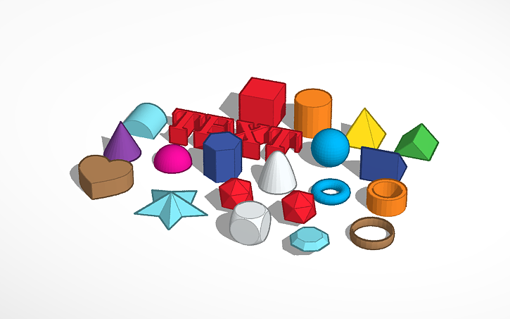 3D design Basic Shapes - Tinkercad