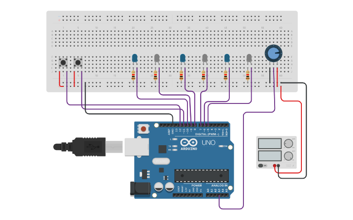 Circuit design Arduino II | Tinkercad