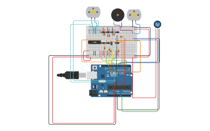 Circuit design Integrated BCM FINAL - Tinkercad