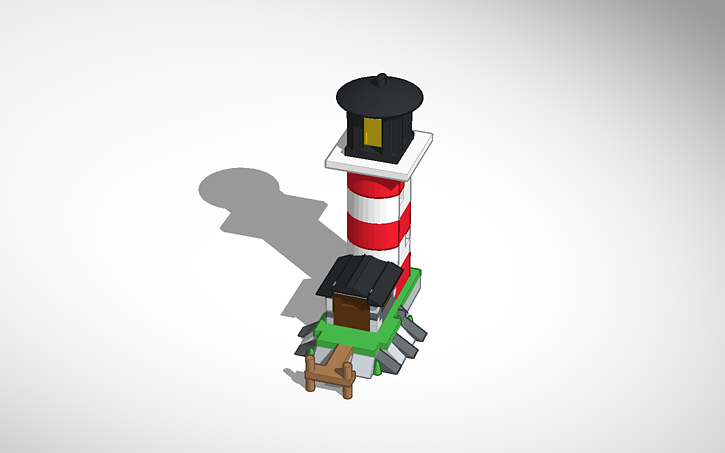 3D design Lighthouse - Tinkercad