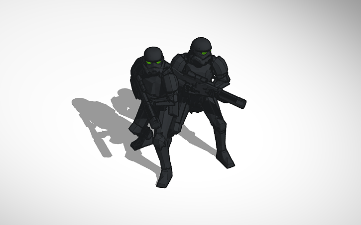 3d Design Death Troopers - Tinkercad