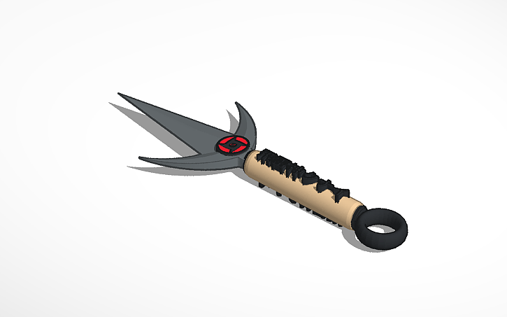 3D design Кунай Минато - Tinkercad