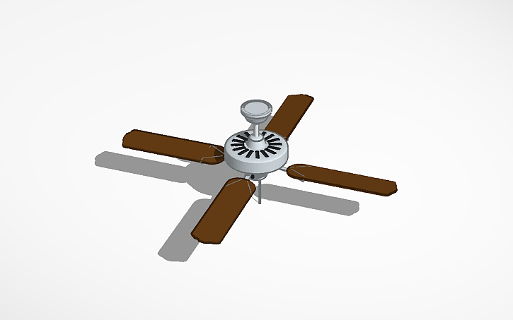 3D design Ceiling Fan - Tinkercad