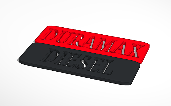 Duramax Allison Logo Duramax Diesel Logo Tinkercad