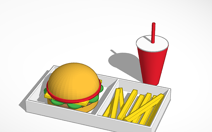 3D design Enjoy Your McDonalds Meal - Tinkercad