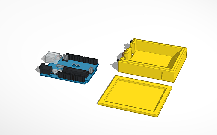 Arduino Pro Tinker Box 3D design Arduino uno box - Tinkercad