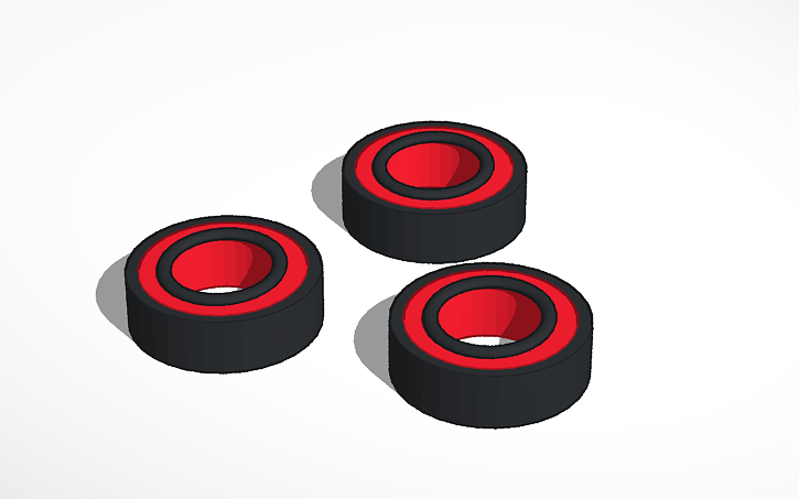 Fidget Spinner Bearings Tinkercad