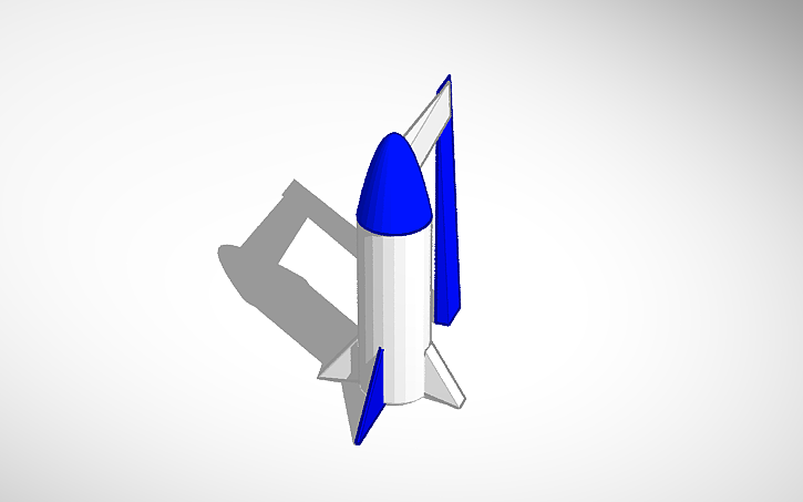 3D design fusée par zoé et lou ok - Tinkercad