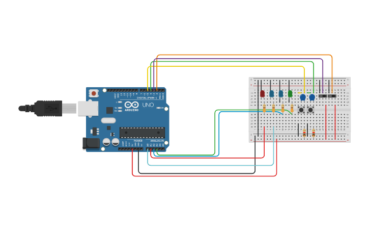 Circuit design Barrière - Tinkercad
